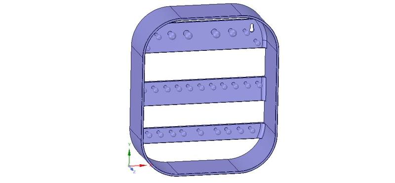 key wall holder housekeeper for real 3D printing