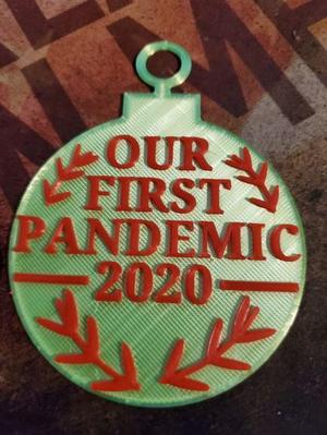 2020 Christmas ornament.