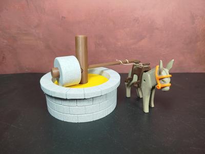 Grinding wheel for grinding grain Custom playmobil