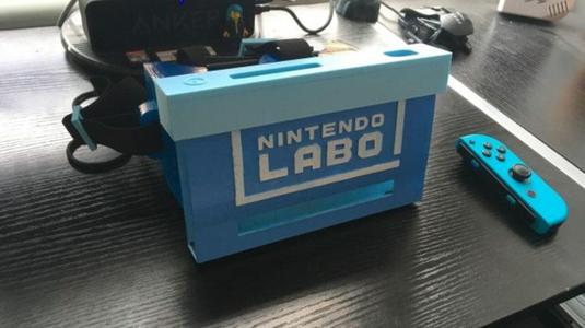 Nintendo Labo VR drop in headset