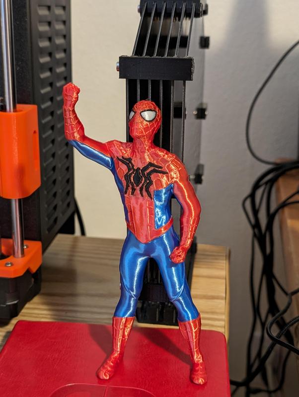 Spider-man multicolor with supports