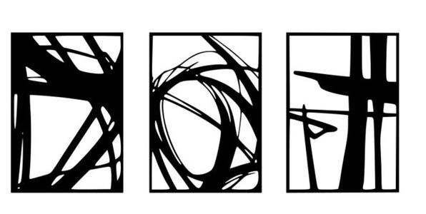 Abstract Textured Wall Decor