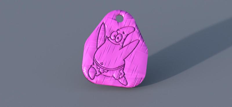 Patrick keychain (Spongebob)