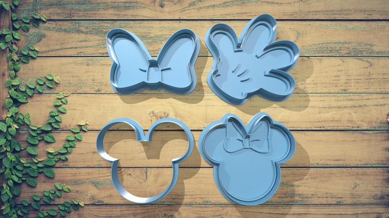 Disney Cookie Cutter Set - Mickey and Minnie