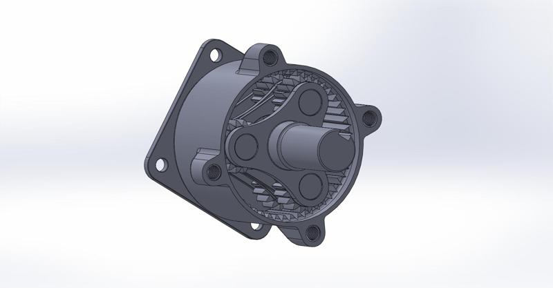 2 Stage Planetary Gearbox Modell