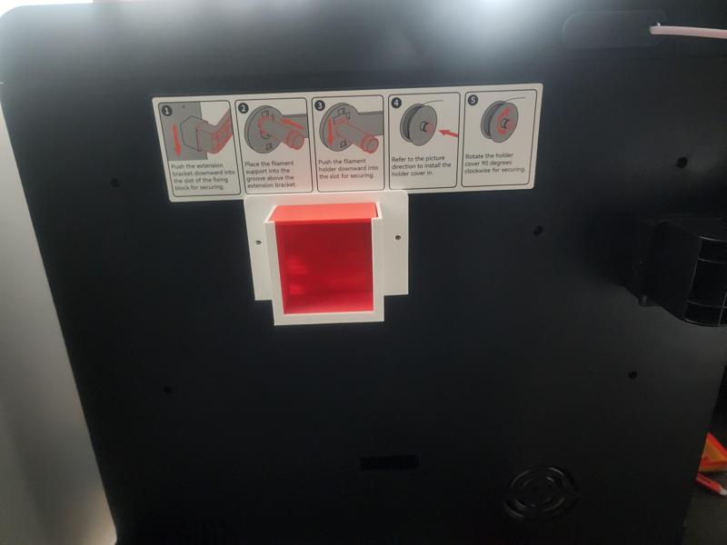 Plug to close off exhaust on the Qidi Q1 Pro