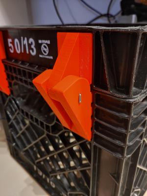 Milk Crate Hinges