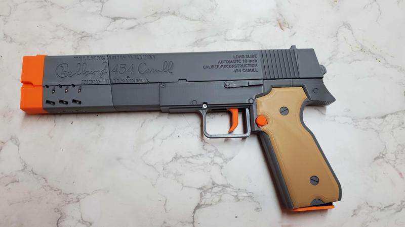 Hellsing ARMS 454 Casull nerf pistol.  31K-L reskin 220+ FPS