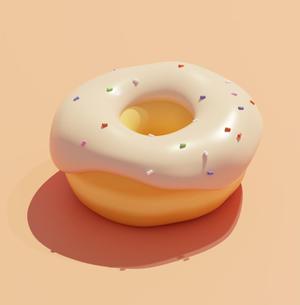 donut 3d model