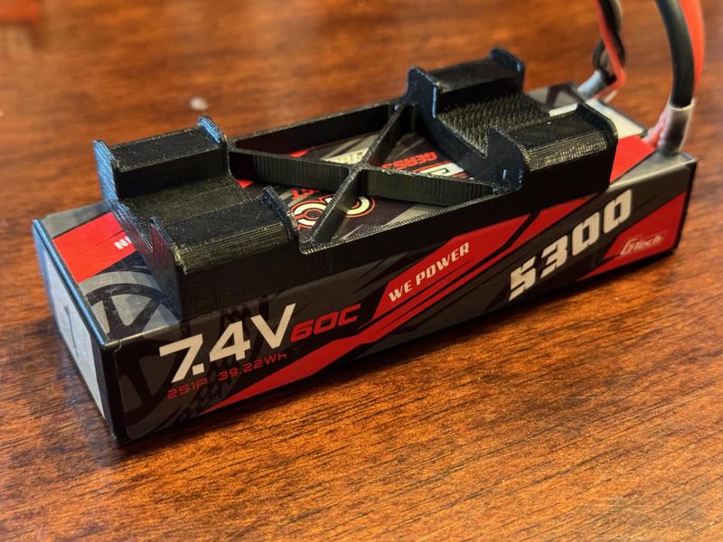 Pro4 SC10 2S-3S LiPo battery spacer