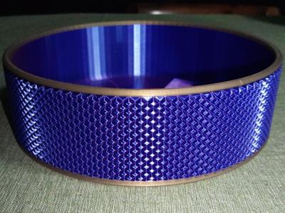 large, knurled table bowl