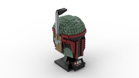 Brick Boba Fett Statue set