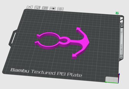 Anchor-Shaped Clip for Boat Rails