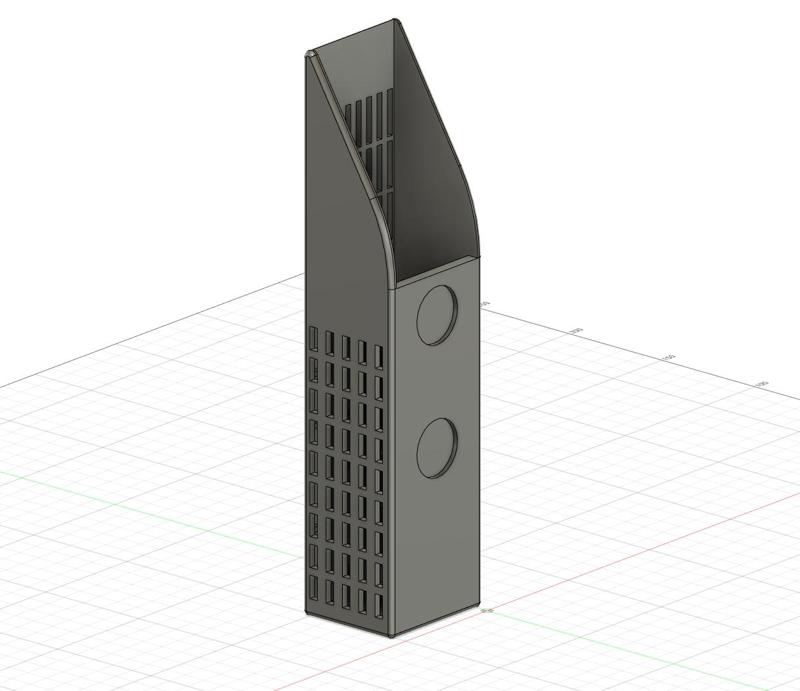 Poop catcher for Bambu Lab P1S