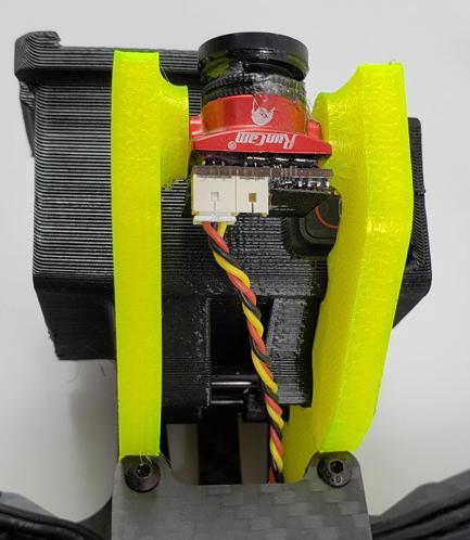 FR7 20 Degree GoPro 7 Mounts with RX VTX and a massive cap