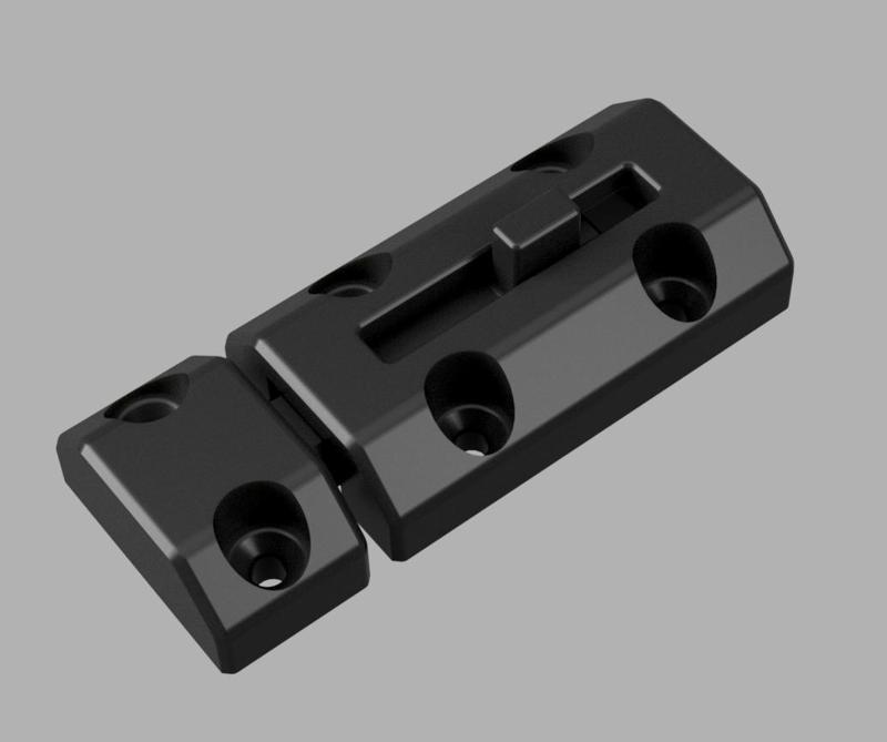 Simple Sliding Bolt Latch