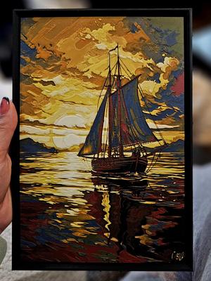 Sailing into Sunset - HueForge