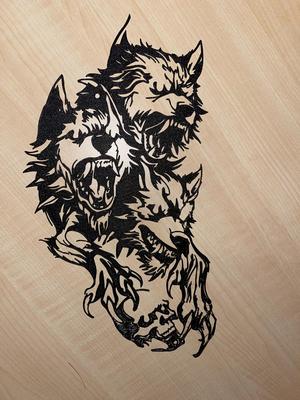 Wolf Wall Decoration