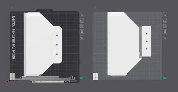 HP Z2 Mini G3-G5 Under Desk Mount Sliced