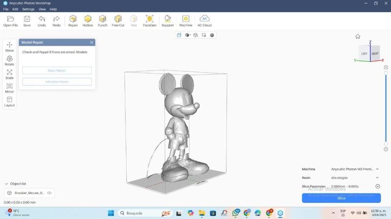 Mickey Sneaker geometric