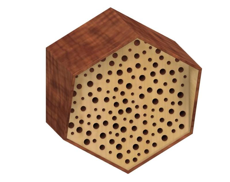 Large Hexagon Insect Hotel