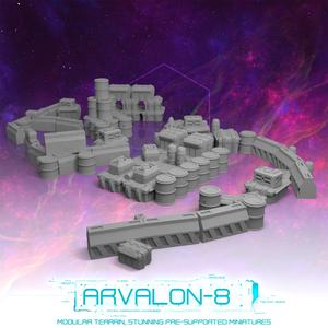 Arvalon-8 Barricades and Supplies