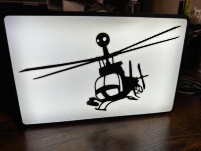 OH-58 Kiowa Lightbox