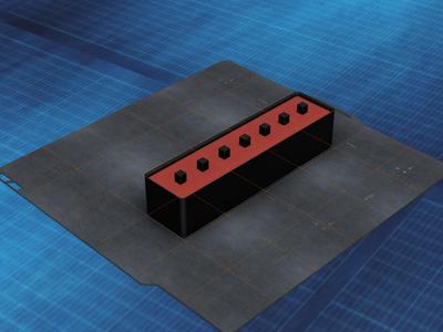 Gridfinity Bin - Wera Zyklop Socket Set