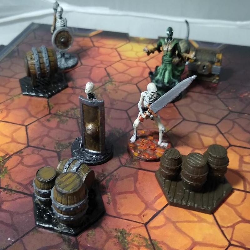 Barrels on Bases for Gloomhaven