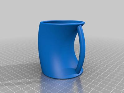 curved cup