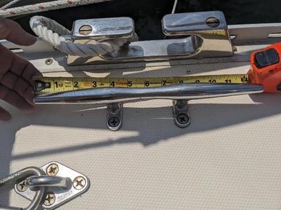Cleat guard for stainless steel boat cleat   