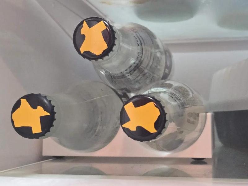 Glass Bottle Refrigerator Storage Tray   