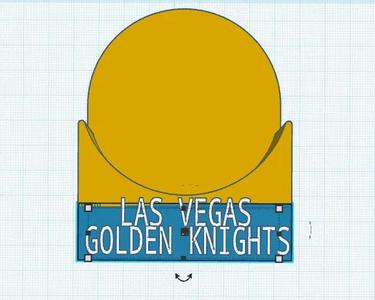 las vegas puck display   