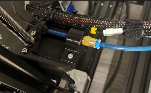 Bowden guide for direct drive