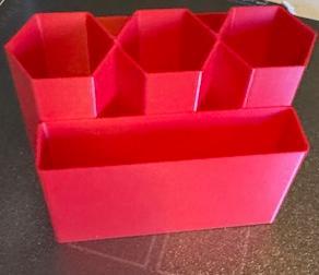Compact desk organizer
