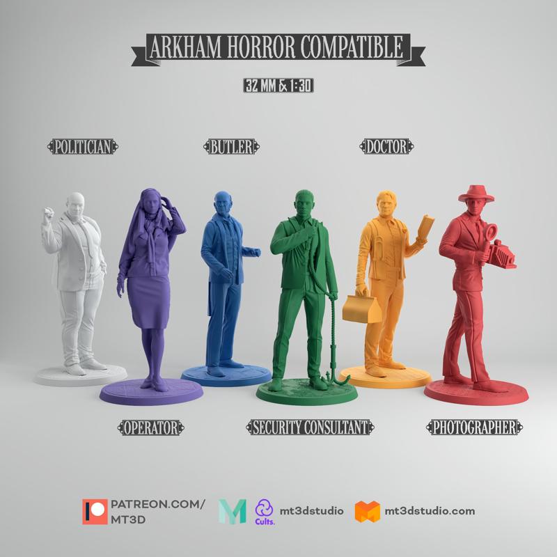 Investigator Pack 09 - Arkham Horror compatible