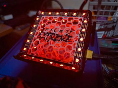 Tinywhoop Launch Pad LED with 80mm fan   