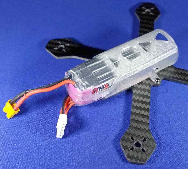 TinyTrainer GNB 450mAh 4S HV battery holder