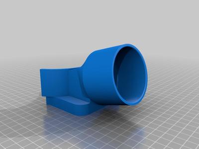 Dust collector port for Bosch ra1161 router base 