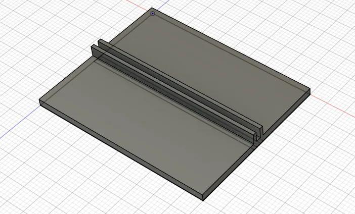 Double slit experiment stand   