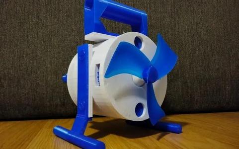 custom hand powered fan   