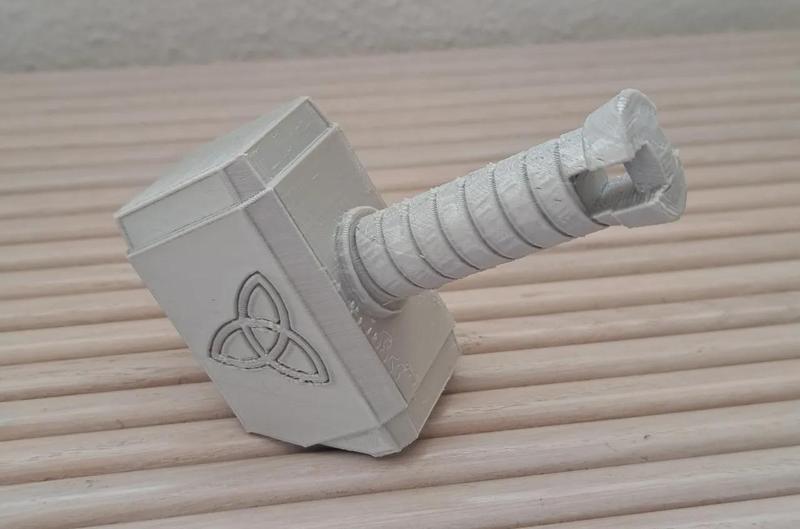Thor's Hammer with 3 magnets (10mm x 4mm)   