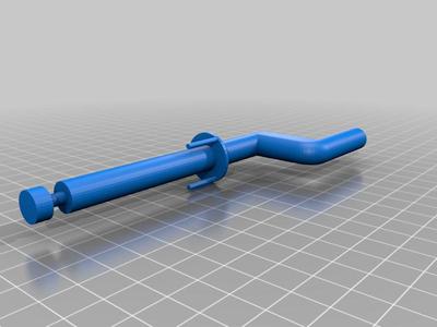 Solder reel holder with a handle