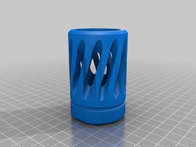 Nerf Twisted Birdcage barrel attachment Flash Hider 
