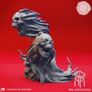 Flameskull Pair - Tabletop Miniature (Pre-Supported)
