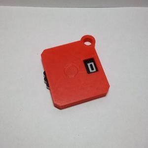 golf counter keychain