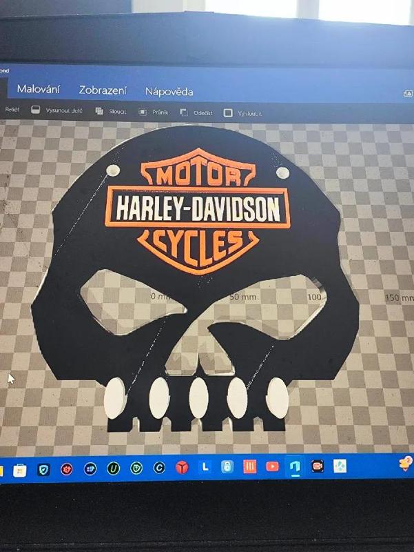 věšák na klíče Harley Davidson   