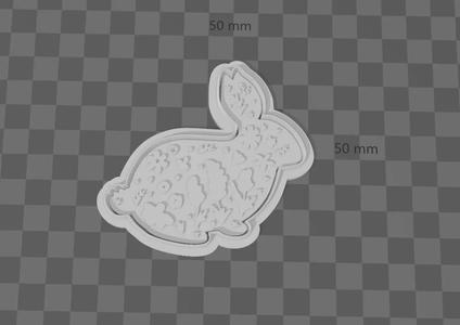 easter bunny cookie cutter   