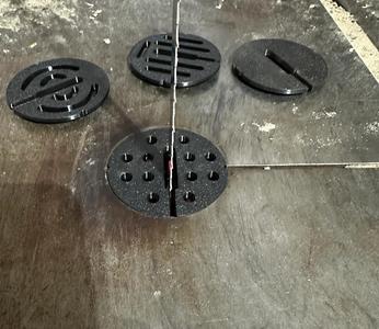 Bandsaw Table Insert Plate 70mm (Vented - Holes) (fits JET JWBS-14SFX)   