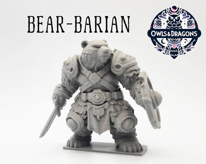 The Bearbarian - Owls & Dragons   